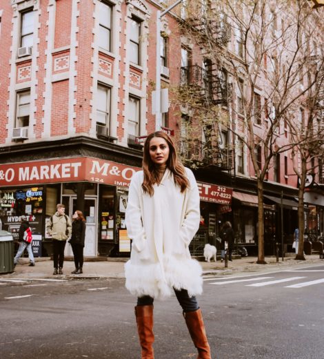 You can never go wrong with white fur